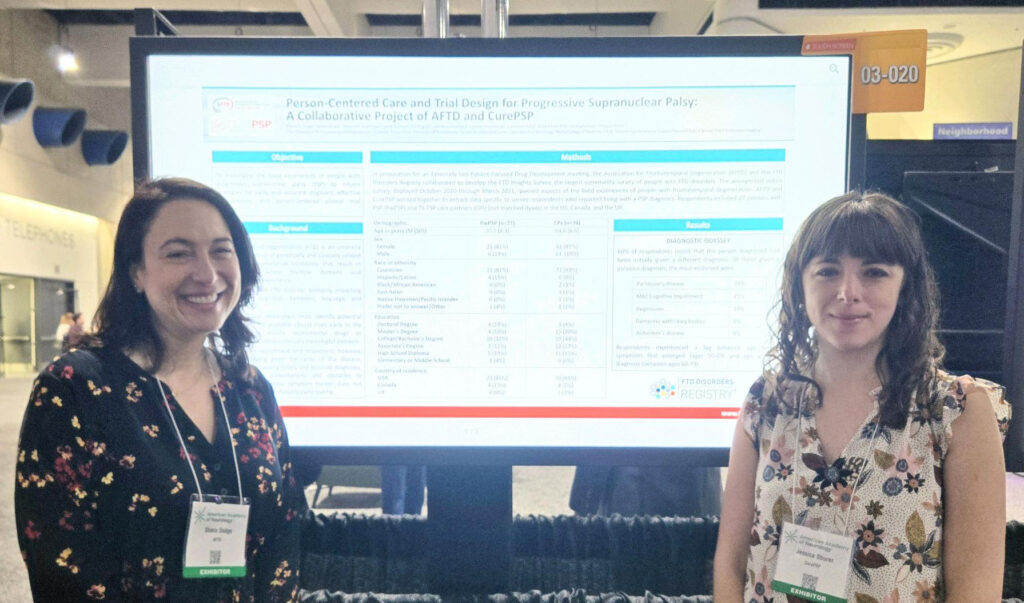 AFTD and CurePSP at AAN