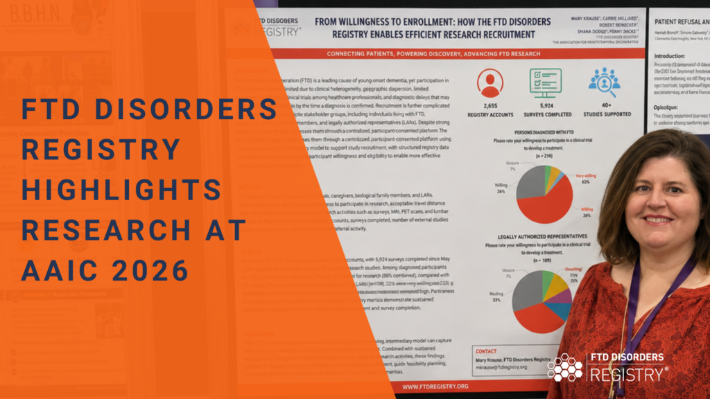 FTD Disorders Registry Highlights Research at AAIC 2026